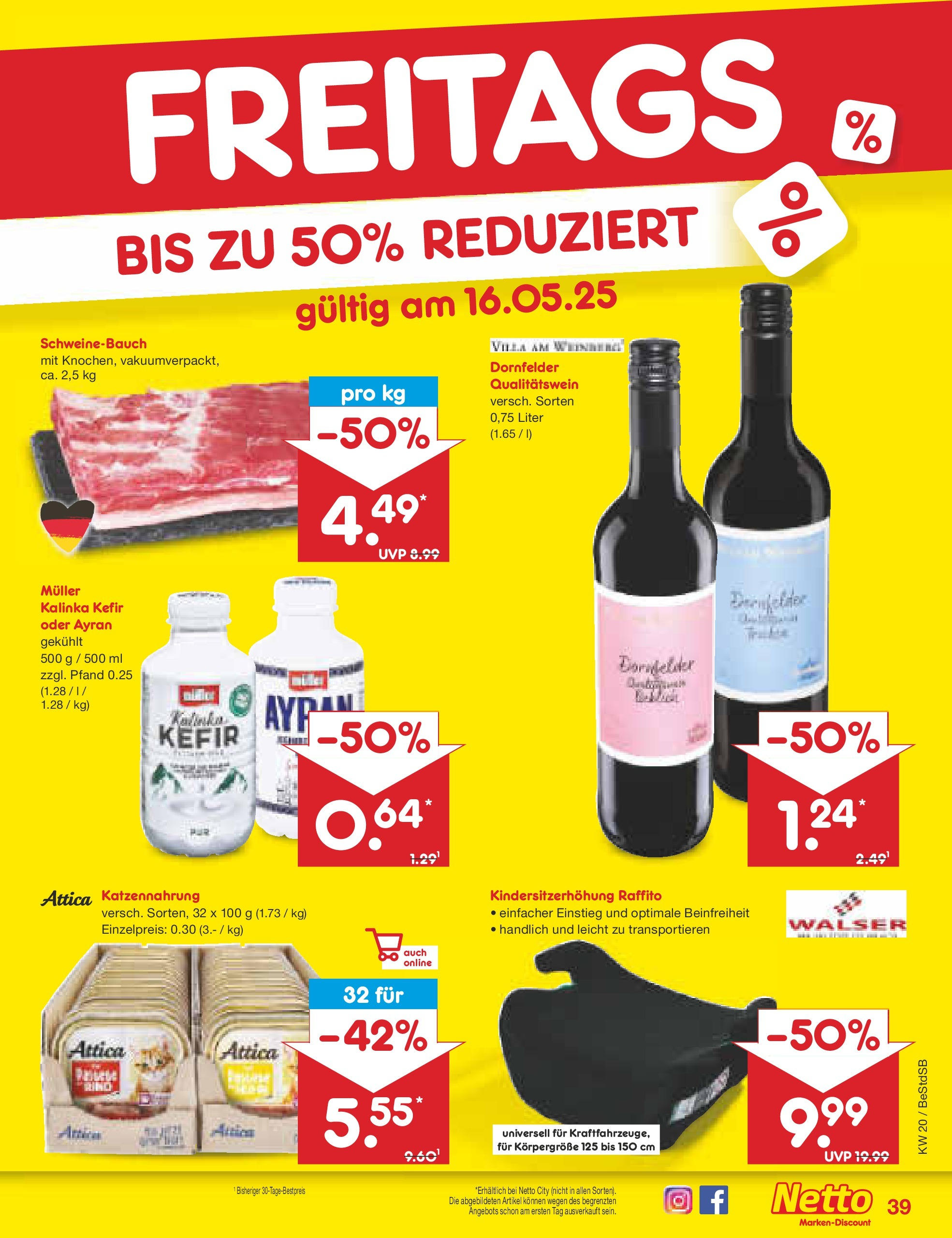 Netto Marken-Discount - Netto: Wochenangebote (ab 12.05.2025) » Angebote | Seite: 63 | Produkte: Kefir, Schweinebauch Netto Marken-Discount - Netto: Wochenangebote (ab 12.05.2025) » Angebote | Seite: 63 | Produkte: Kefir, Schweinebauch