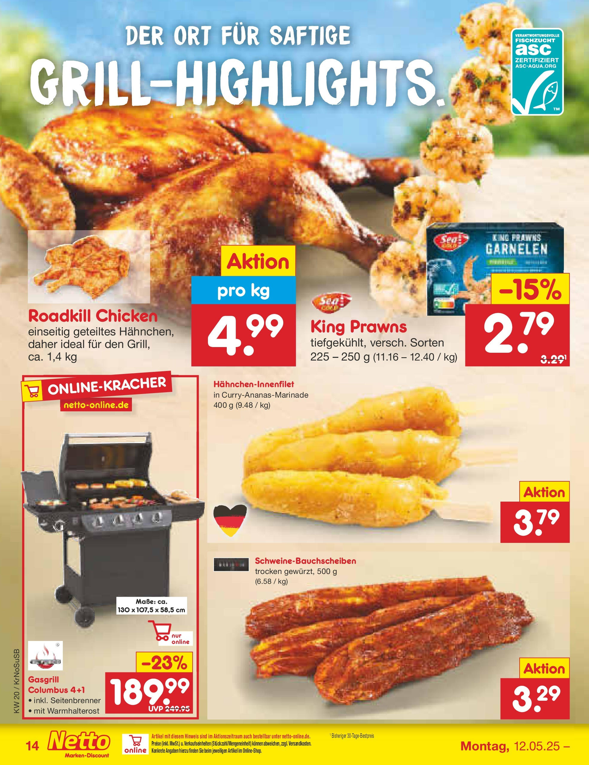 Netto Marken-Discount - Netto: Wochenangebote (ab 12.05.2025) » Angebote | Seite: 18 | Produkte: Grill, Garnelen Netto Marken-Discount - Netto: Wochenangebote (ab 12.05.2025) » Angebote | Seite: 18 | Produkte: Grill, Garnelen