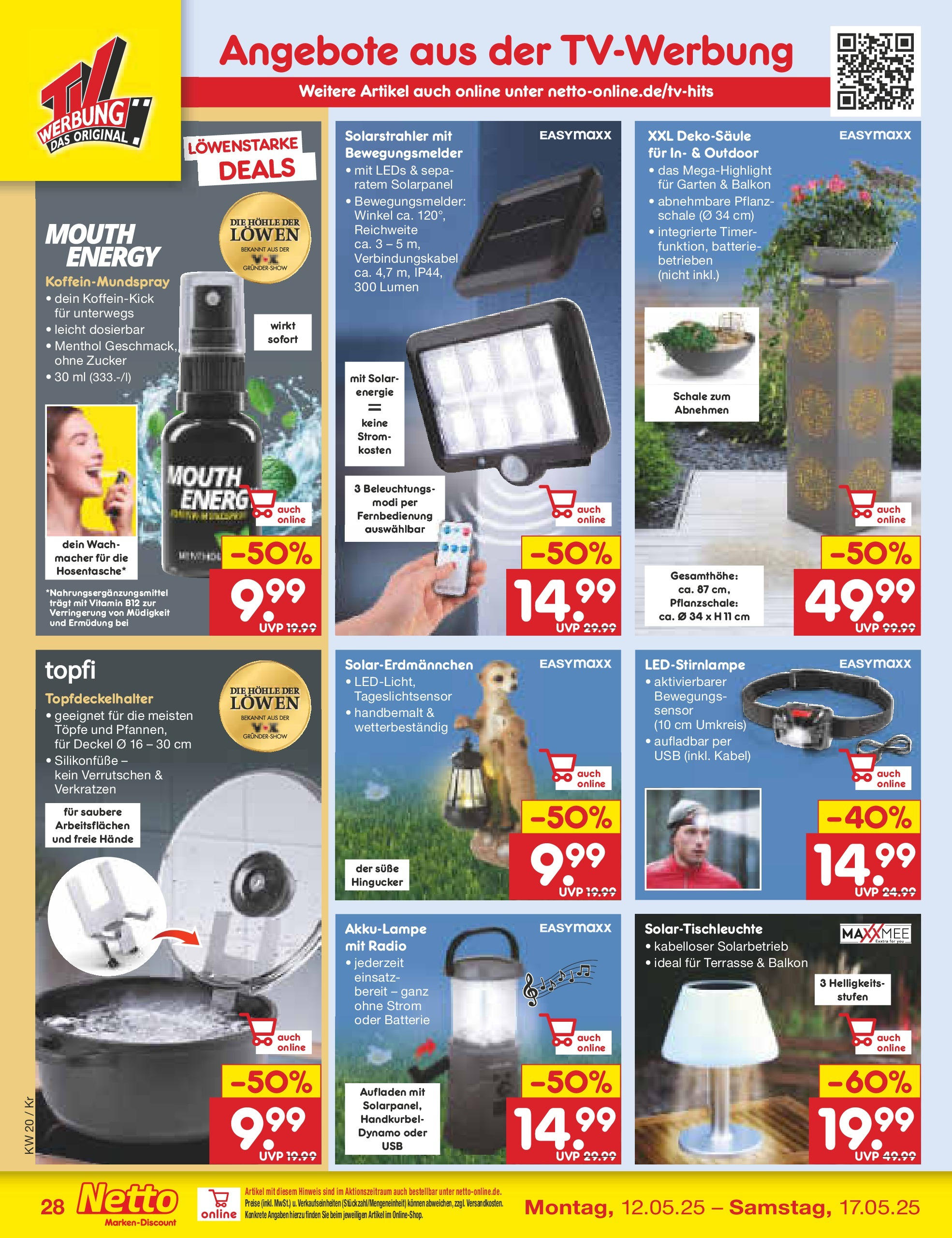 Netto Marken-Discount - Netto: Wochenangebote (ab 12.05.2025) » Angebote | Seite: 50 | Produkte: Kabel, Batterie, Zucker, Radio Netto Marken-Discount - Netto: Wochenangebote (ab 12.05.2025) » Angebote | Seite: 50 | Produkte: Kabel, Batterie, Zucker, Radio