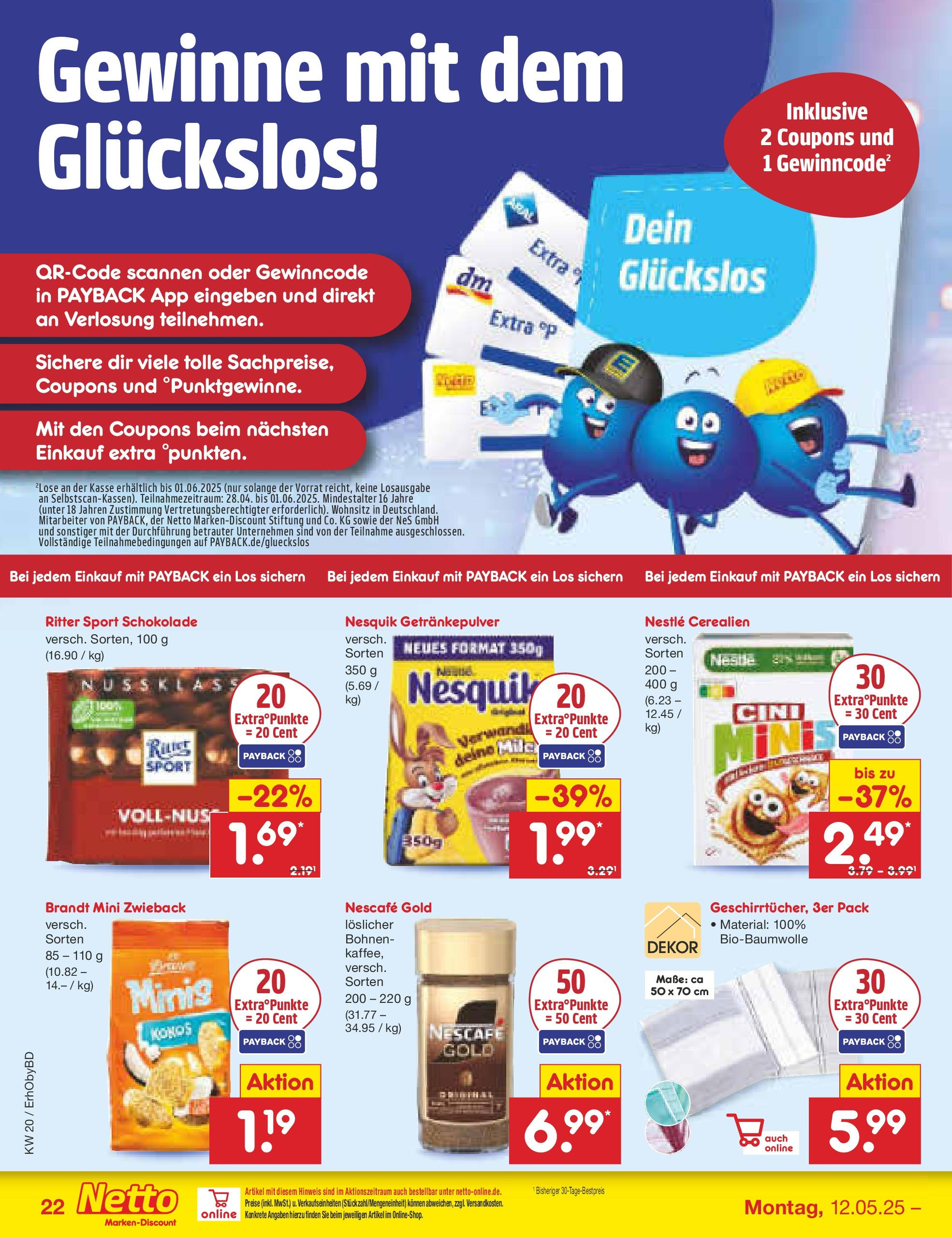Netto Marken-Discount - Prospekt (ab 12.05.2025) » Angebote | Seite: 38 | Produkte: Nesquik, Schokolade, Ritter sport, Nescafe gold Netto Marken-Discount - Prospekt (ab 12.05.2025) » Angebote | Seite: 38 | Produkte: Nesquik, Schokolade, Ritter sport, Nescafe gold