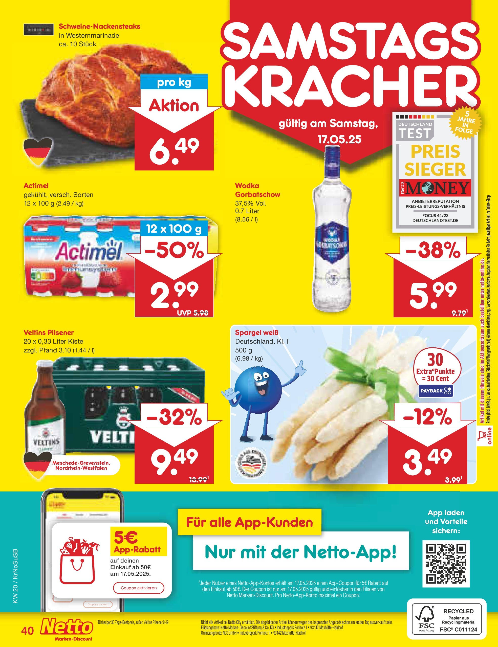 Netto Marken-Discount - Netto: Wochenangebote (ab 12.05.2025) » Angebote | Seite: 64 | Produkte: Wodka gorbatschow, Vodka, Wodka, Veltins Netto Marken-Discount - Netto: Wochenangebote (ab 12.05.2025) » Angebote | Seite: 64 | Produkte: Wodka gorbatschow, Vodka, Wodka, Veltins