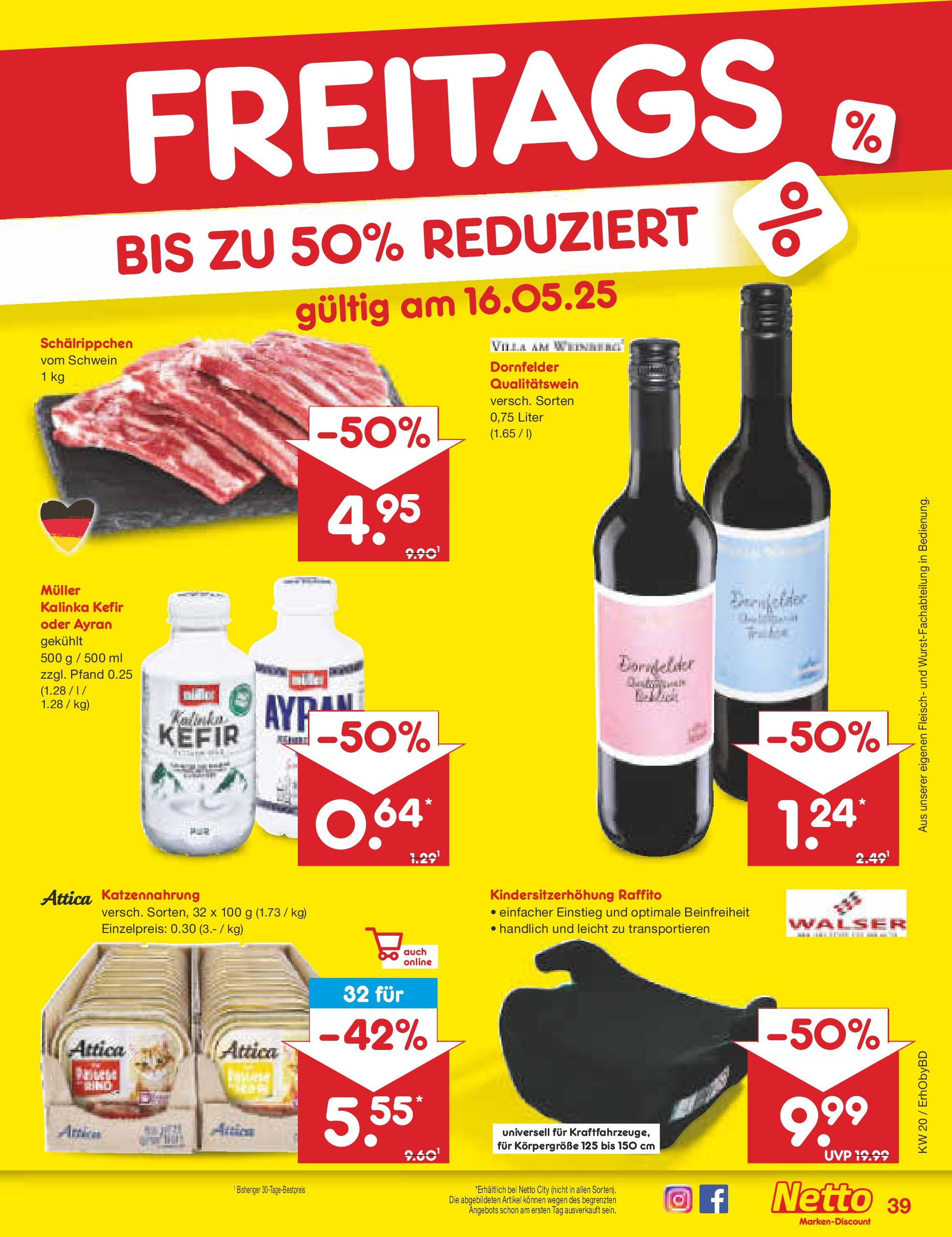 Netto Marken-Discount - Prospekt (ab 12.05.2025) » Angebote | Seite: 63 | Produkte: Kefir, Fleisch Netto Marken-Discount - Prospekt (ab 12.05.2025) » Angebote | Seite: 63 | Produkte: Kefir, Fleisch