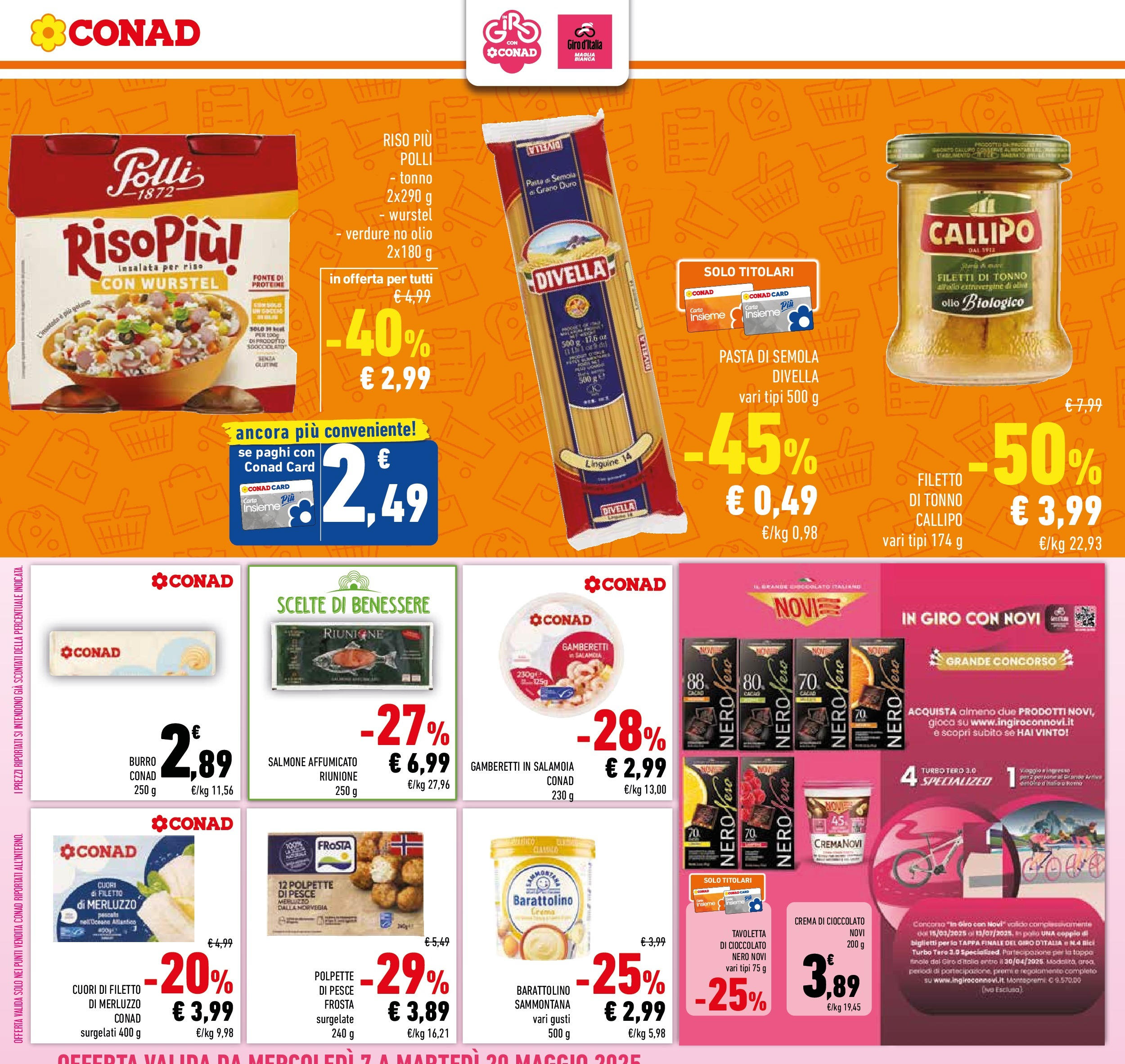 Prossimo volantino Conad dal 06/05/2025 ⏳ Anteprima | Pagina: 12 | Prodotti: Verdure, Wurstel, Tonno, Polpette Prossimo volantino Conad dal 06/05/2025 > Anteprima | Pagina: 12 | Prodotti: Verdure, Wurstel, Tonno, Polpette