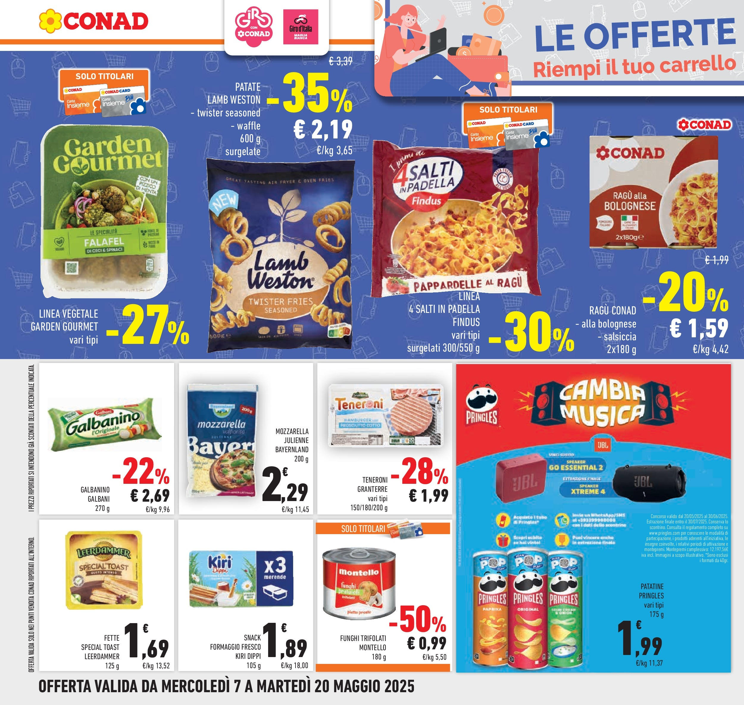 Prossimo volantino Conad dal 06/05/2025 ⏳ Anteprima | Pagina: 18 | Prodotti: Prosciutto Cotto, Patate, Prosciutto, Spinaci Prossimo volantino Conad dal 06/05/2025 > Anteprima | Pagina: 18 | Prodotti: Prosciutto Cotto, Patate, Prosciutto, Spinaci
