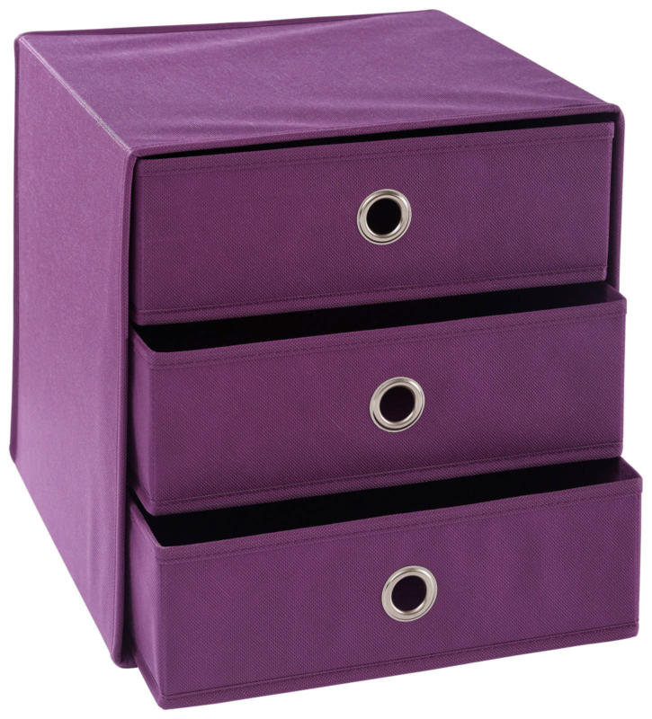 Carryhome Stoffbox mit Schubfächer CUBUS