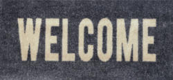 Kleen-Tex Fußmatte Welcome graphite