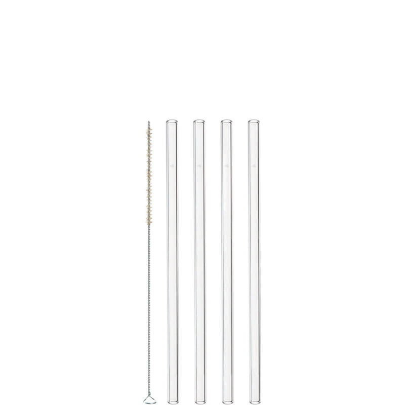 Leonardo 4 Glastrinkhalme GLASGESCHENKE