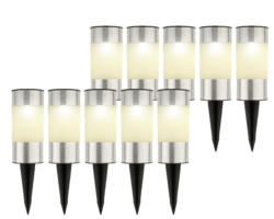 Lumineo Solar Stabbeleuchtung 10er-Set
