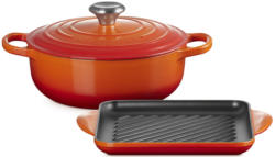 LE CREUSET Guss-Set-2-tlg. SIGNATURE