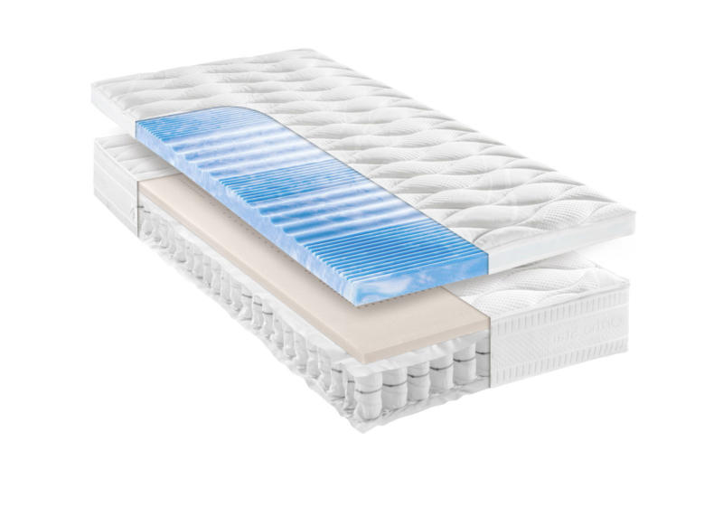 Novel Taschenfederkernmatratze H2 ORTHO STAR SILBER TOP T