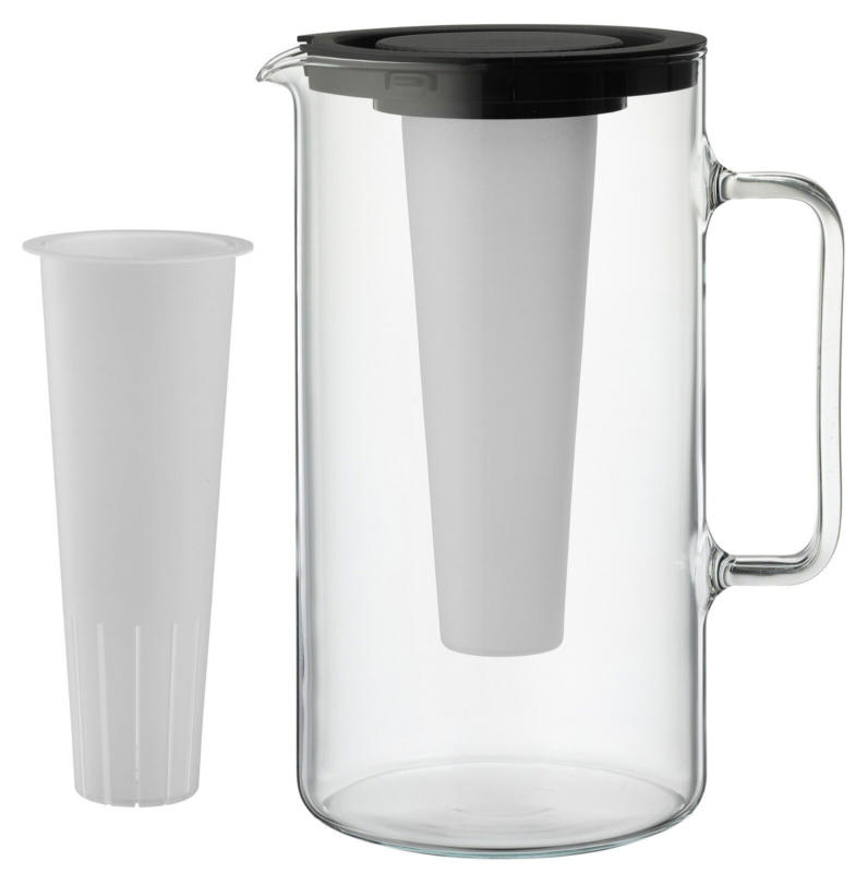 BOHEMIA Cristal Krug mit Eiseinsatz und Sieb