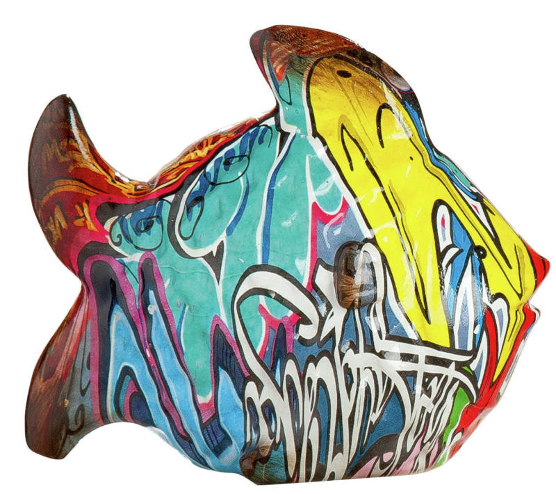 Casablanca Figur "Poly Fisch Street ArT"