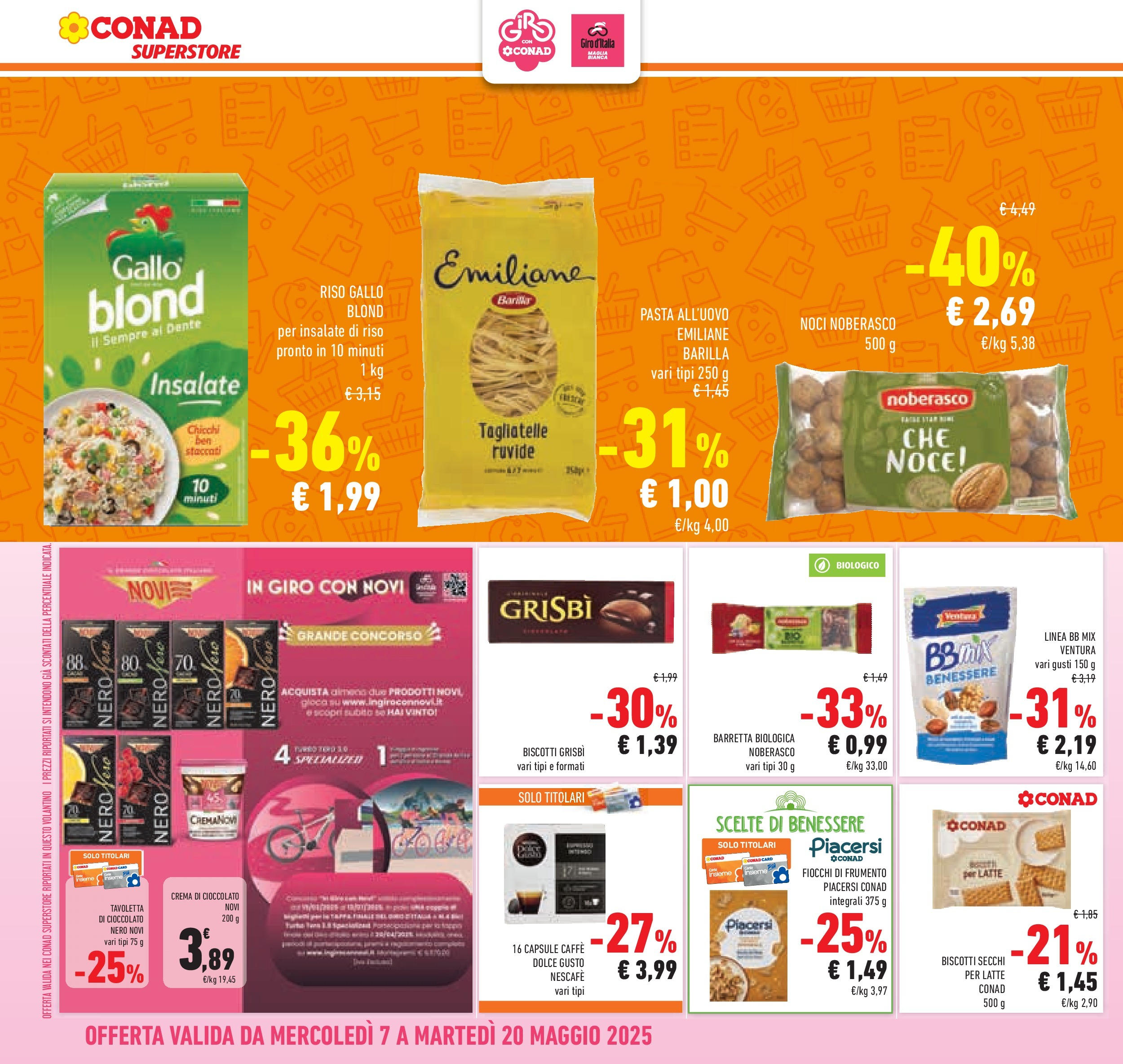 Prossimo volantino Conad dal 06/05/2025 ⏳ Anteprima | Pagina: 16 | Prodotti: Crema, Fiocchi, Latte, Barretta Prossimo volantino Conad dal 06/05/2025 > Anteprima | Pagina: 16 | Prodotti: Crema, Fiocchi, Latte, Barretta