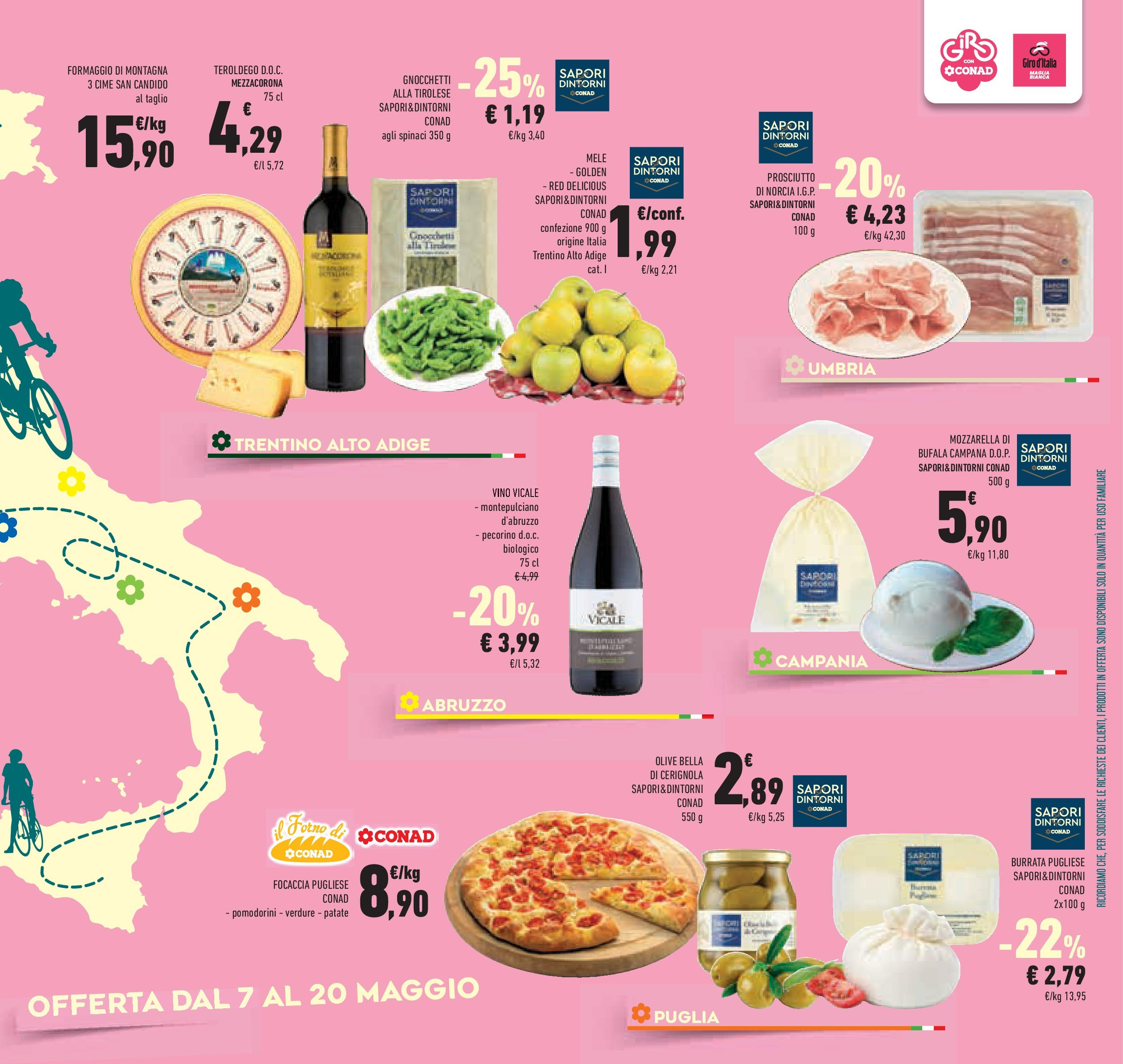 Prossimo volantino Conad dal 06/05/2025 ⏳ Anteprima | Pagina: 11 | Prodotti: Focaccia, Prosciutto, Spinaci, Gnocchetti Prossimo volantino Conad dal 06/05/2025 > Anteprima | Pagina: 11 | Prodotti: Focaccia, Prosciutto, Spinaci, Gnocchetti