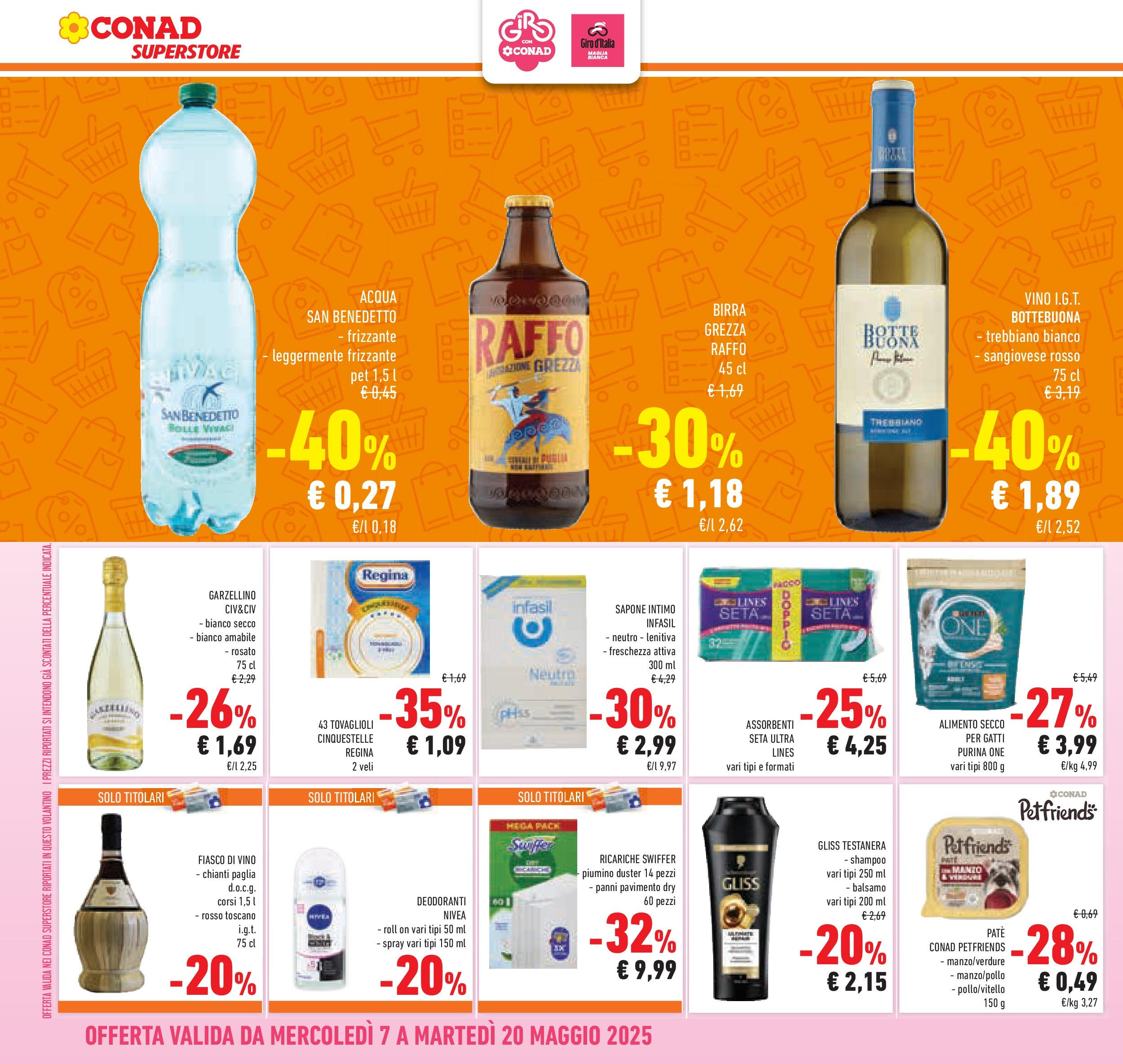 Prossimo volantino Conad dal 06/05/2025 ⏳ Anteprima | Pagina: 18 | Prodotti: Balsamo, Sapone, Pavimento, Acqua Prossimo volantino Conad dal 06/05/2025 > Anteprima | Pagina: 18 | Prodotti: Balsamo, Sapone, Pavimento, Acqua