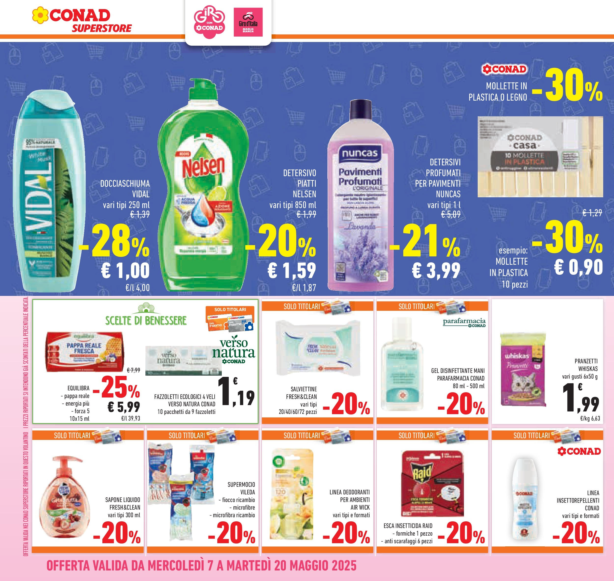 Prossimo volantino Conad dal 06/05/2025 ⏳ Anteprima | Pagina: 28 | Prodotti: Sapone, Fazzoletti, Lavanda, Insetticida Prossimo volantino Conad dal 06/05/2025 > Anteprima | Pagina: 28 | Prodotti: Sapone, Fazzoletti, Lavanda, Insetticida