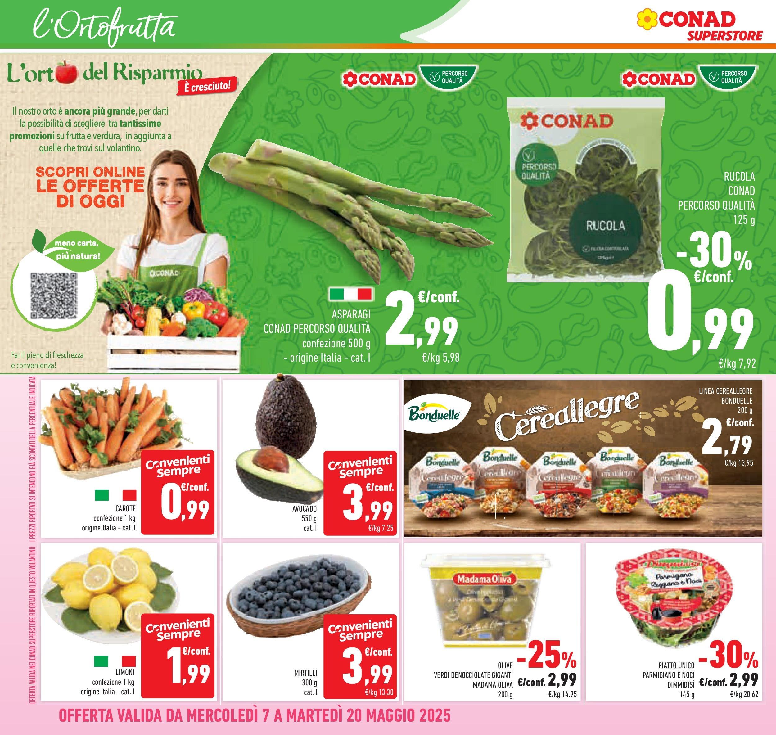 Prossimo volantino Conad dal 06/05/2025 ⏳ Anteprima | Pagina: 30 | Prodotti: Olive, Asparagi, Piatto, Parmigiano Prossimo volantino Conad dal 06/05/2025 > Anteprima | Pagina: 30 | Prodotti: Olive, Asparagi, Piatto, Parmigiano
