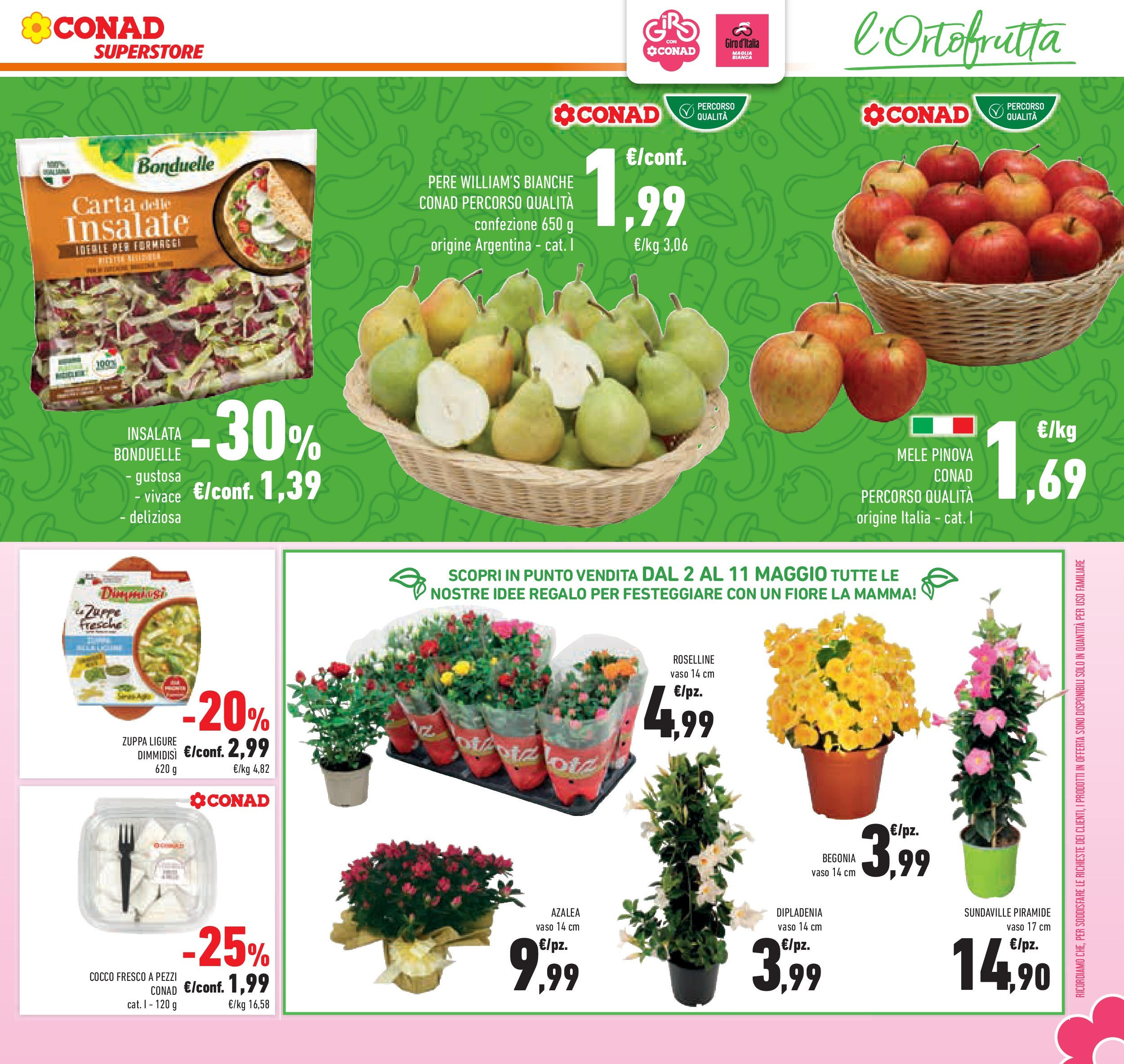 Prossimo volantino Conad dal 06/05/2025 ⏳ Anteprima | Pagina: 31 | Prodotti: Mele, Insalata, Cocco, Vaso Prossimo volantino Conad dal 06/05/2025 > Anteprima | Pagina: 31 | Prodotti: Mele, Insalata, Cocco, Vaso