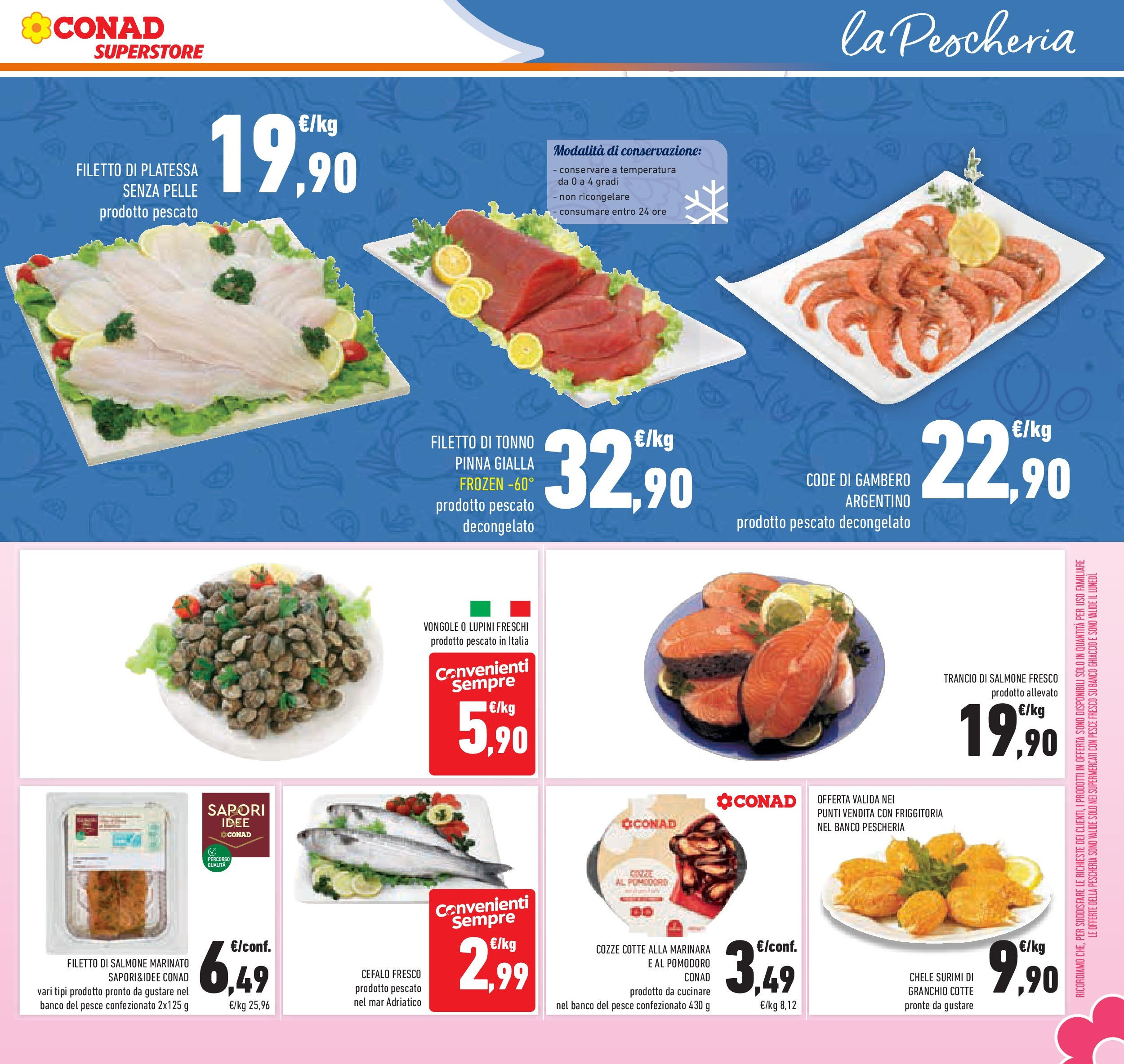 Prossimo volantino Conad dal 06/05/2025 ⏳ Anteprima | Pagina: 35 | Prodotti: Salmone, Pesce, Cozze, Vongole Prossimo volantino Conad dal 06/05/2025 > Anteprima | Pagina: 35 | Prodotti: Salmone, Pesce, Cozze, Vongole