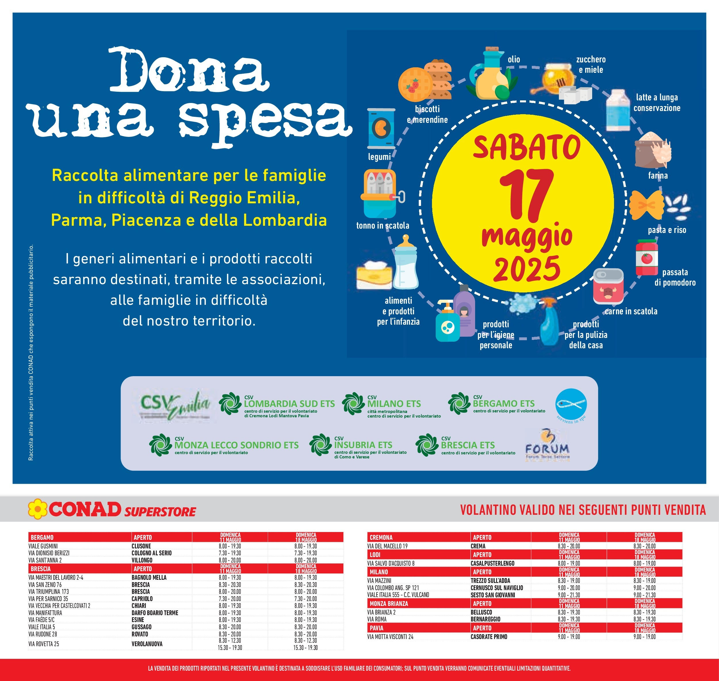 Prossimo volantino Conad dal 06/05/2025 ⏳ Anteprima | Pagina: 43 | Prodotti: Riso, Olio, Pasta, Miele Prossimo volantino Conad dal 06/05/2025 > Anteprima | Pagina: 43 | Prodotti: Riso, Olio, Pasta, Miele