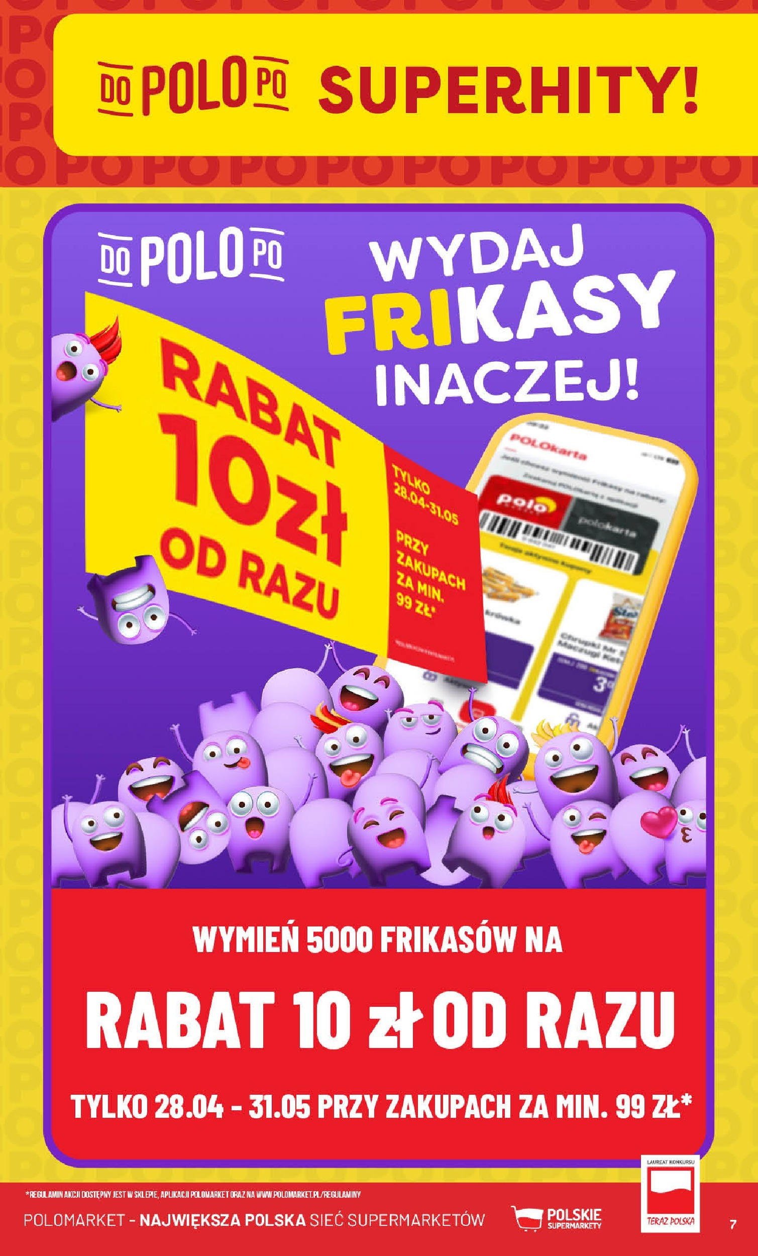 POLOmarket gazetka od jutra (07.05.2025) | Nowa PDF | Strona: 7 | Produkty: Chrupki, Krowka POLOmarket gazetka od jutra (07.05.2025) - Nowa PDF | Strona: 7 | Produkty: Chrupki, Krowka