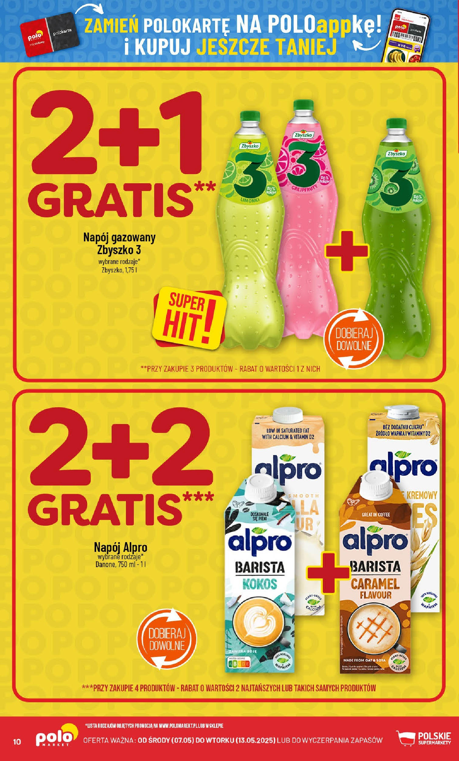 POLOmarket gazetka od jutra (07.05.2025) | Nowa PDF | Strona: 10 | Produkty: Alpro, Kiwi POLOmarket gazetka od jutra (07.05.2025) - Nowa PDF | Strona: 10 | Produkty: Alpro, Kiwi