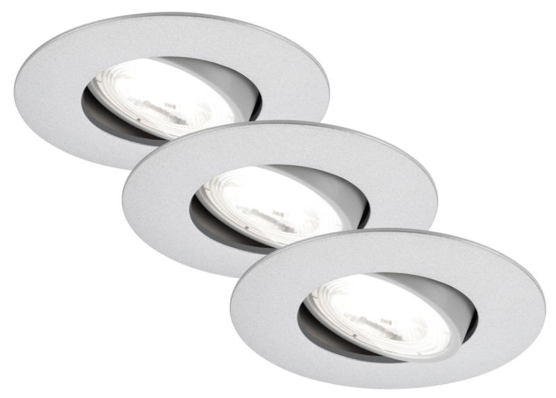 Briloner LED-Einbauleuchte 3er-Set KULANA A