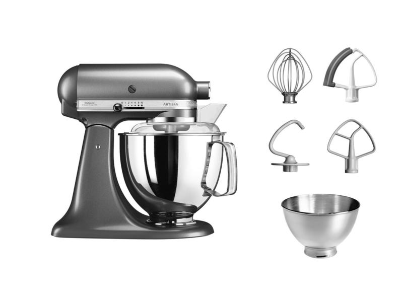 KitchenAid Küchenmaschine Med. Silber ARTISAN