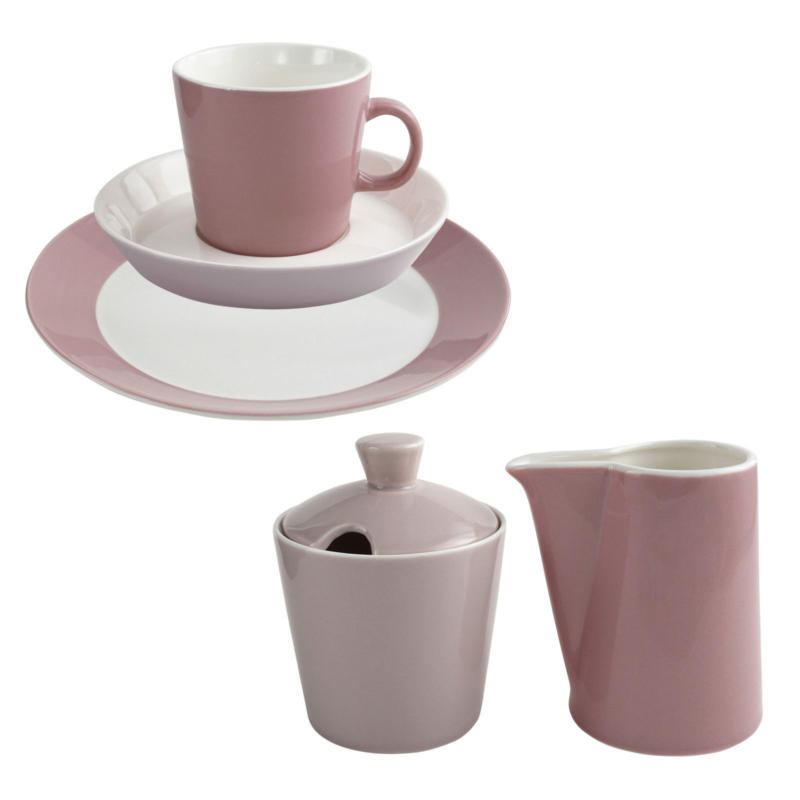 Mövenpick Kaffeeservice 20-tlg. Wild berry /Cold grey