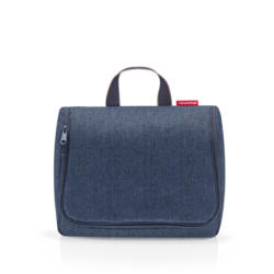 Reisenthel Toiletbag XL HERRINGBONE DARK BLUE