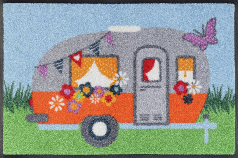 Kleen-Tex Fußmatte Happy Camping
