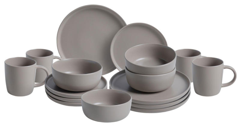 Van Well Kombiservice 16-tlg. GRIGIO