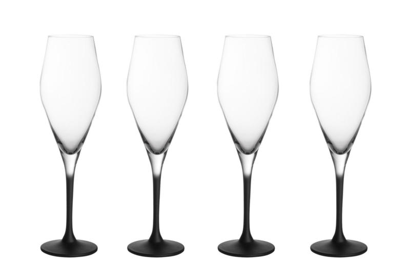 Villeroy & Boch Champagnerkelch-Set 4tlg. Manufacture Rock Glass