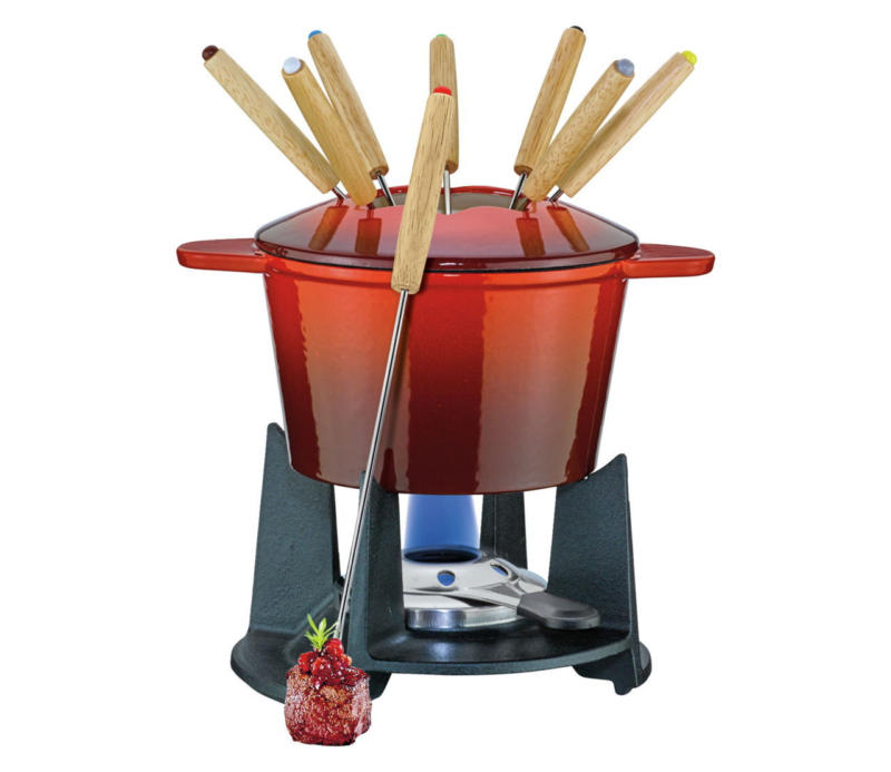 Spring Gusseisen-Fondue-Set GRENOBLE