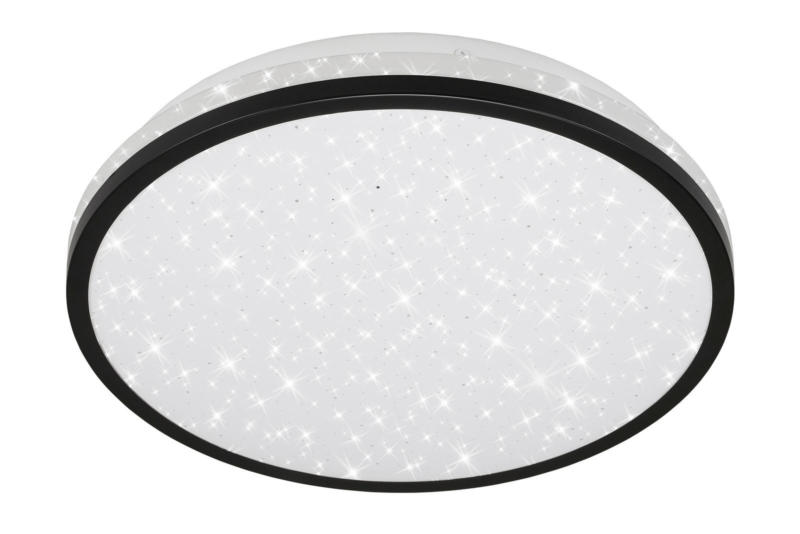 Briloner LED Bad-Deckenleuchte ACORUS BLACK