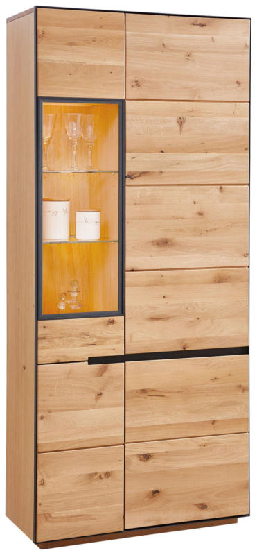 Linea Natura Vitrine mit Beleuchtung KELIO