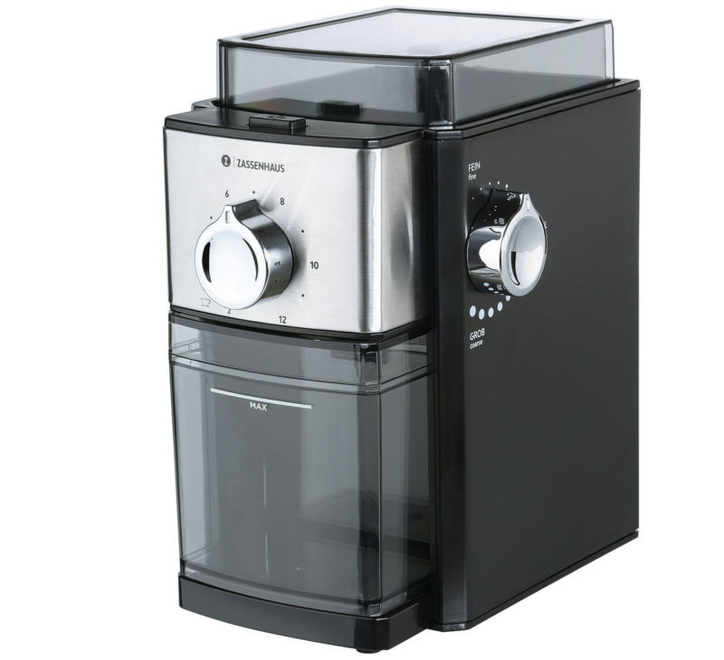Zassenhaus Elektrische Kaffeemühle KINGSTON STEEL