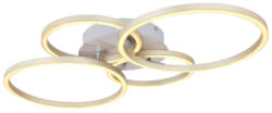 Globo Lighting Deckenleuchte Nickel matt