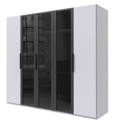 Ti´me Drehtürenschrank 5-trg. LEVEL 36 BLACK E