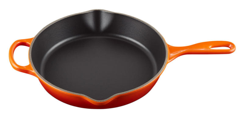 LE CREUSET Brat-/Servierpfanne 26cm hoch Ofenrot
