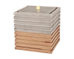 Lumineo Brunnen eckig Ribbel Outdoor