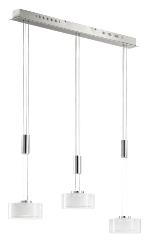 Fischer & Honsel LED-Pendelleuchte 3flg.