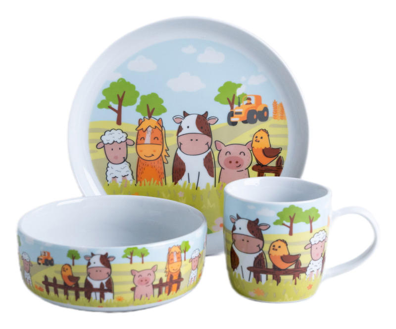 Van Well Kinderset 3-tlg. BAUERNHOF