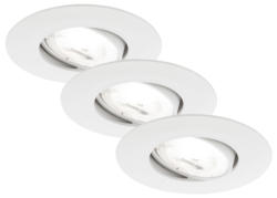 Briloner LED-Einbauleuchte 3er-Set KULANA A