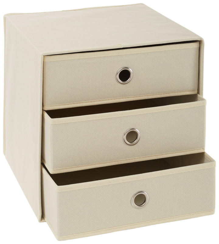 Carryhome Stoffbox mit Schubfächer CUBUS