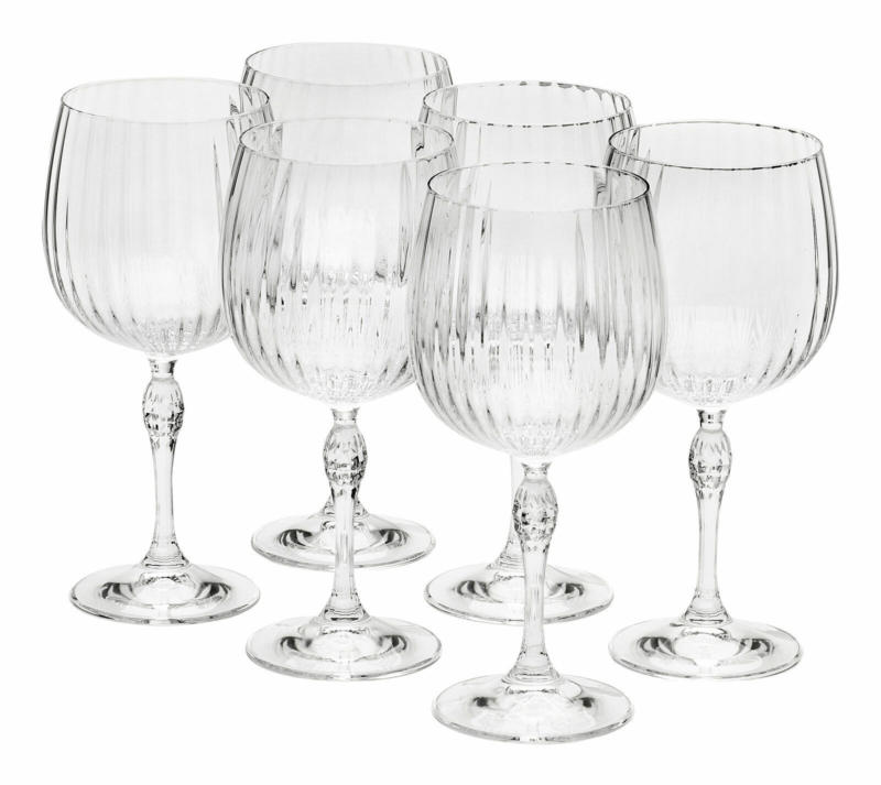 Bormioli Rocco Gin Tonic Gläser 6er-Set AMERICA