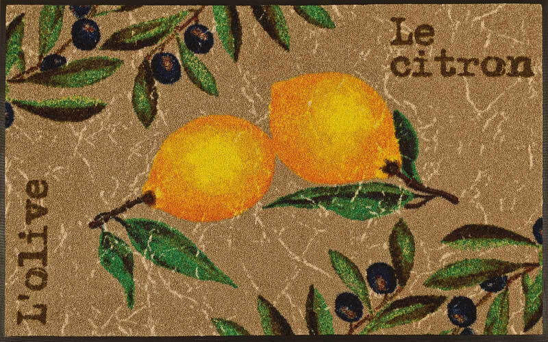 Kleen-Tex Fußmatte Le Citron