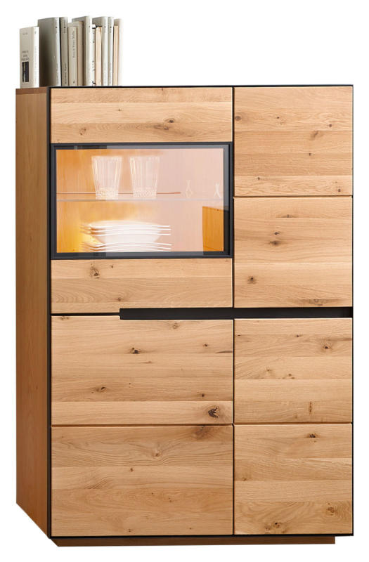 Linea Natura Highboard mit Beleuchtung KELIO