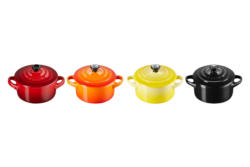 LE CREUSET Mini-Cocotte 4er-Set 10cm FEUER UND FLAMME