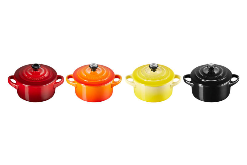 LE CREUSET Mini-Cocotte 4er-Set 10cm FEUER UND FLAMME